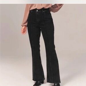 Black High-Rise Flared Women’s Jeans